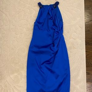 David Meister royal blue cocktail dress size 4